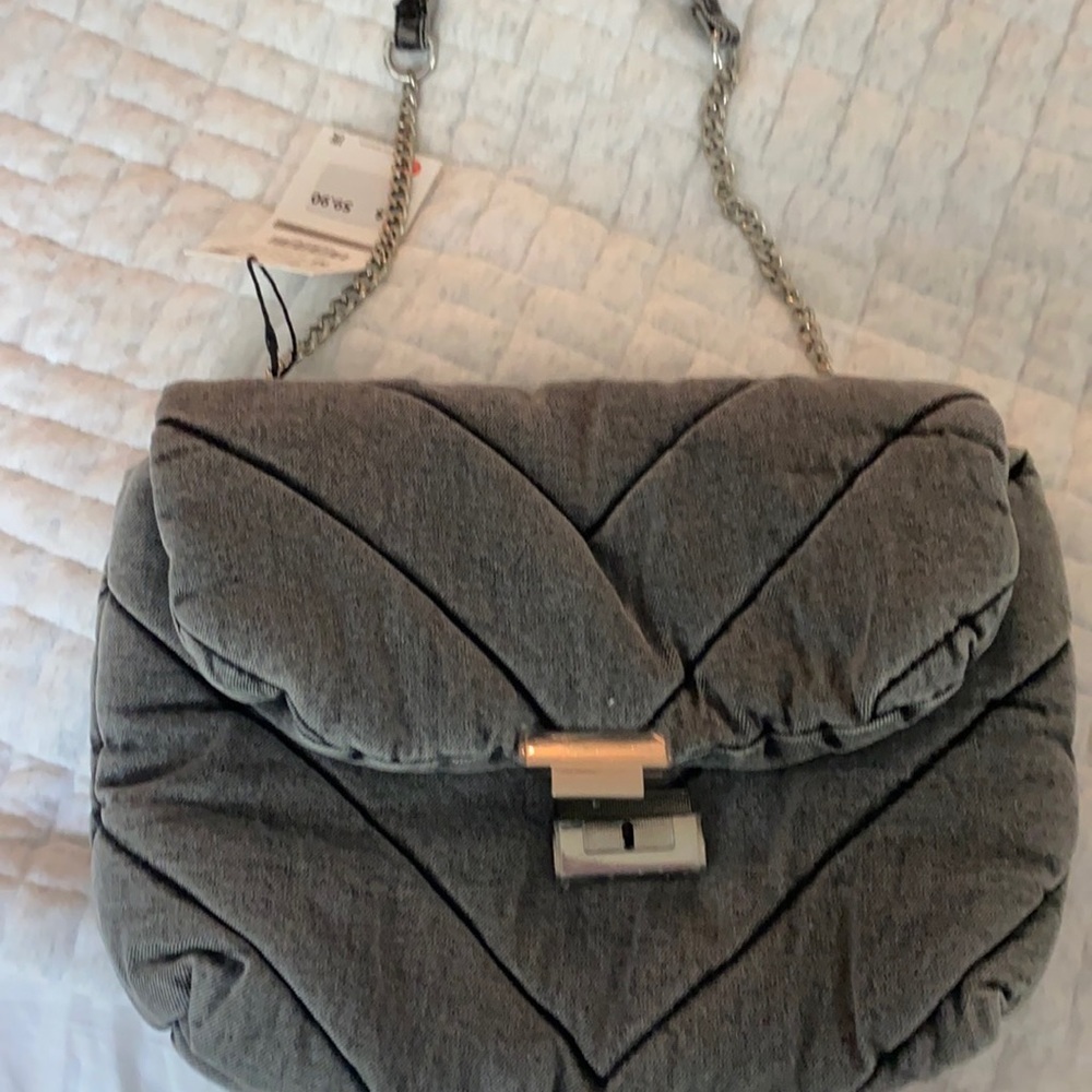 ZARA Brand new with tags quilted shoulder bag